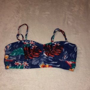 Roxy tropical flower top